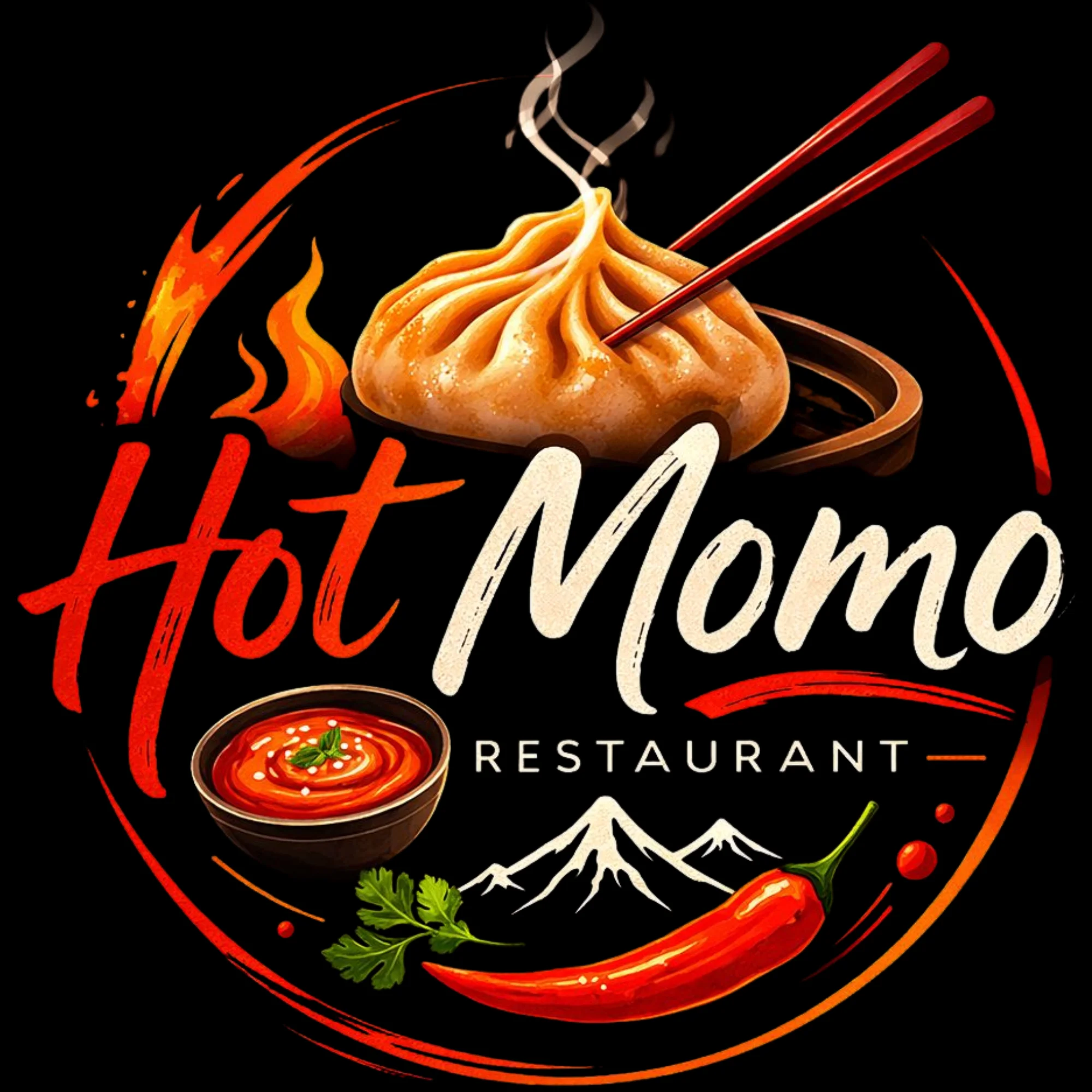 Hot Momo Bern - Restaurant Logo